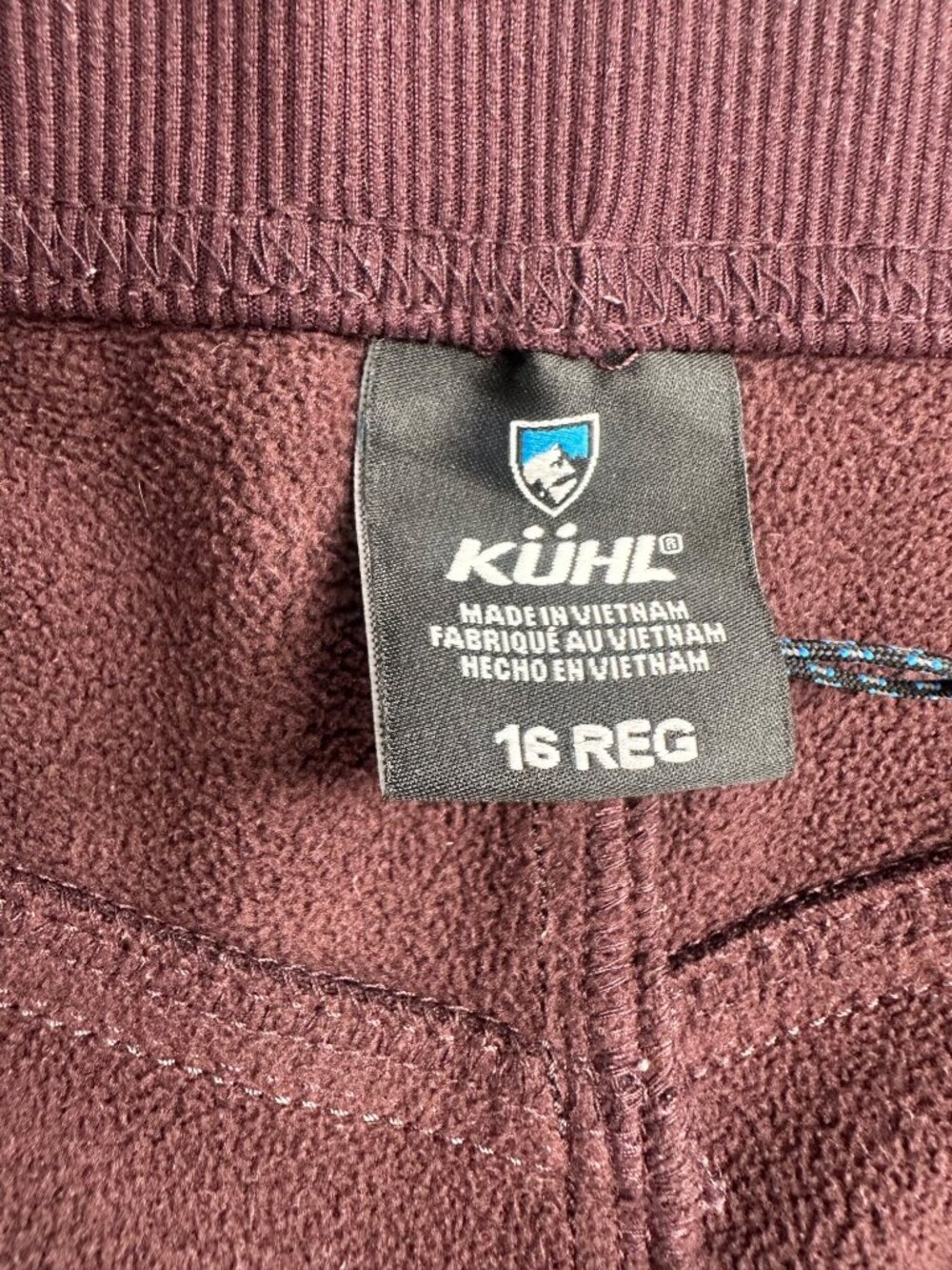 Kuhl Fleece Lined Softshell Hiking Pants 16 Brown Winter Coat Gorpcore - Picture 10 of 11